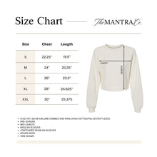 Load image into Gallery viewer, Mantra Co. Wellness Crewneck Sweater (Cream)