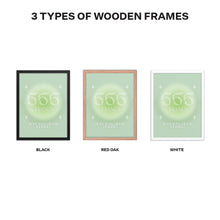 Load image into Gallery viewer, 555 Angel Number Framed Poster Print (Change)