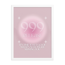 Load image into Gallery viewer, 999 Angel Number Poster Print (Release)