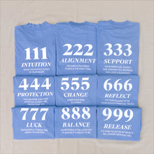 Load image into Gallery viewer, Angel Number Tee (Blue)