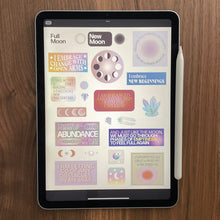 Load image into Gallery viewer, Moons Digital Stickers
