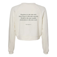 Load image into Gallery viewer, Mantra Co. Wellness Crewneck Sweater (Cream)