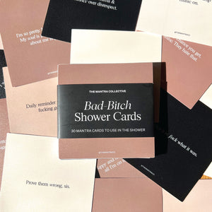 Bad Bitch Shower Affirmation Cards