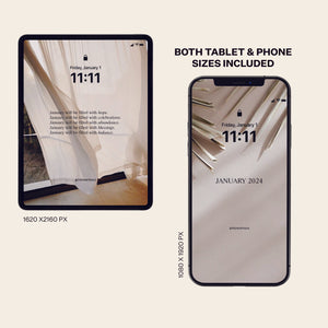 FREE January 2024 Digital Wallpaper Bundle for Tablet + Phone