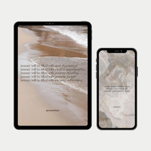 Load image into Gallery viewer, FREE January Digital Wallpaper Bundle for Tablet + Phone