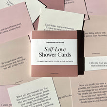 Load image into Gallery viewer, Self-Love Shower Affirmation Cards