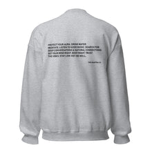 Load image into Gallery viewer, Protect Your Aura Crewneck Sweater (Grey)
