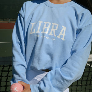 Mantra Zodiac Crewneck Sweater (Sky Blue)