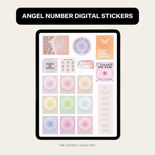 Angel Number Digital Stickers