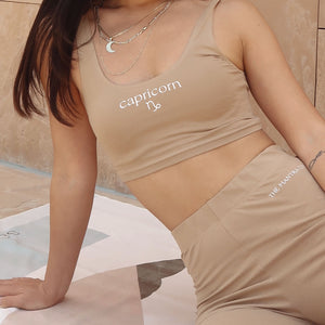 Zodiac Crop Top (Hazelnut)