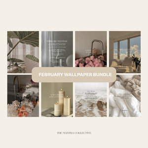 FREE February Digital Wallpaper Bundle for Tablet + Phone