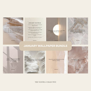 FREE January Digital Wallpaper Bundle for Tablet + Phone