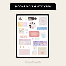 Load image into Gallery viewer, Moons Digital Stickers