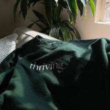 Load image into Gallery viewer, Thriving Crewneck Sweater (Forest Green)