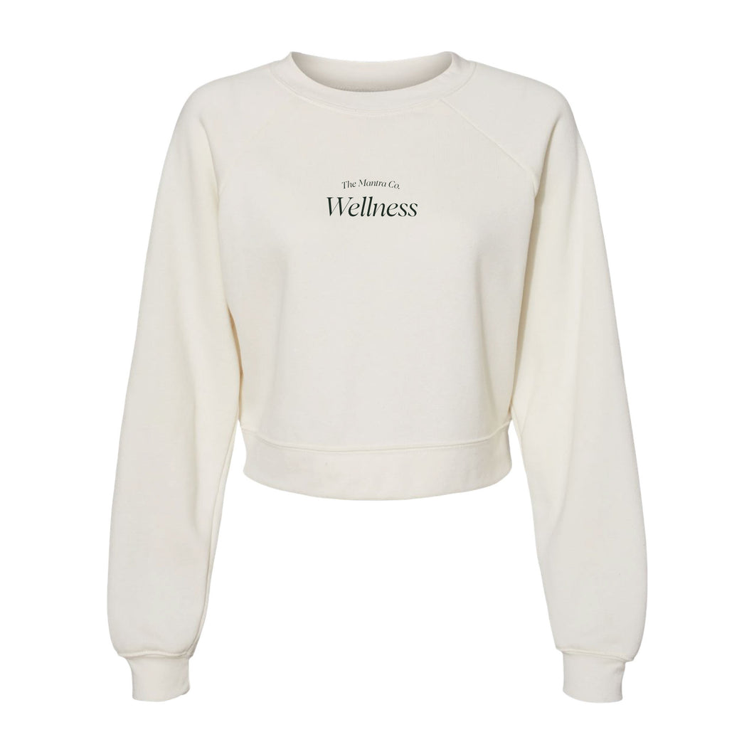Mantra Co. Wellness Crewneck Sweater (Cream)